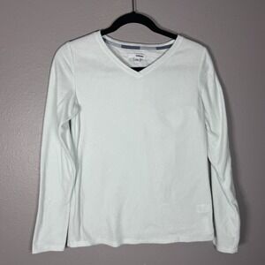 Sonoma Women's Fleece Pajama Top Sleep Mint Green Loungewear XS Cozy